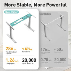 Premium Electric Standing Desk A3 Pro, 59''x30'' - Vvenace