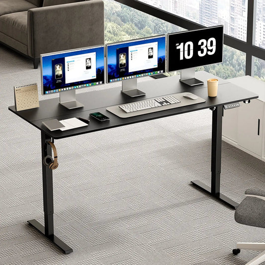The Financial Trader's Edge: Why a Multi-Monitor Standing Desk is Crucial for High-Stakes Market Analysis