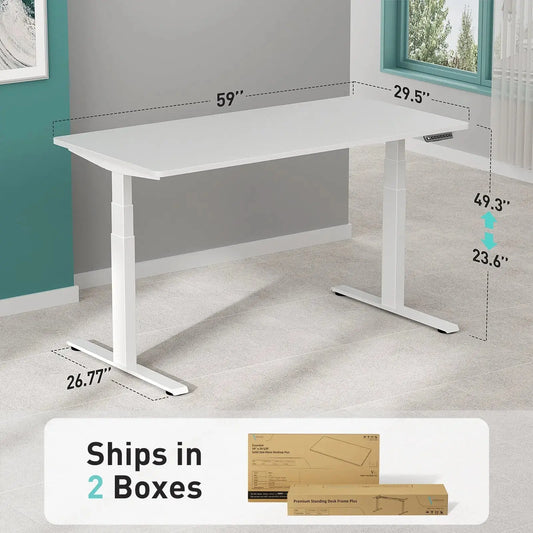Stability by Design: Foot Length, Crossbars, and Column Profiles in Standing Desk Frames - Vvenace