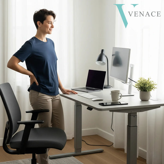 Mobile workstations: casters, clearances and cable slack for desks on the move - Vvenace