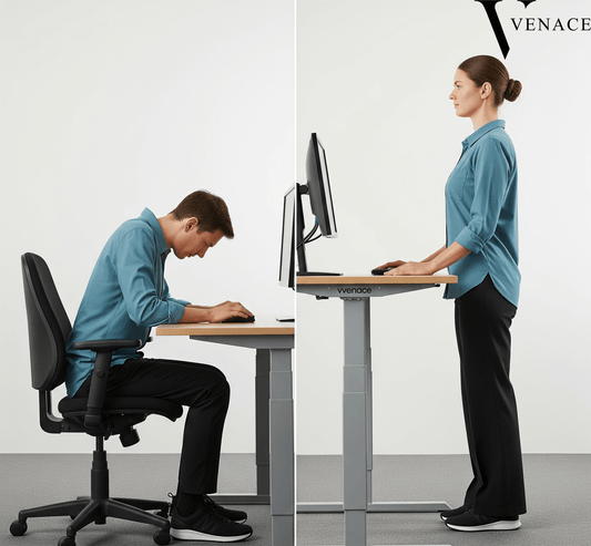 Mind Over Posture: How Standing Desks Reduce Stress and Lift Mood in the Modern Workplace - Vvenace