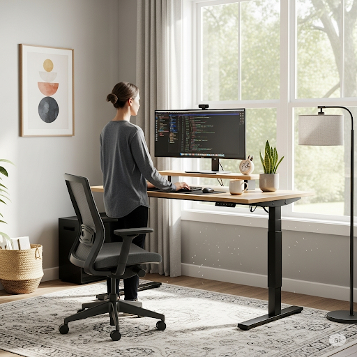Level Up Your Creative Flow: Why a Standing Desk is a Game-Changer for Graphic Designers