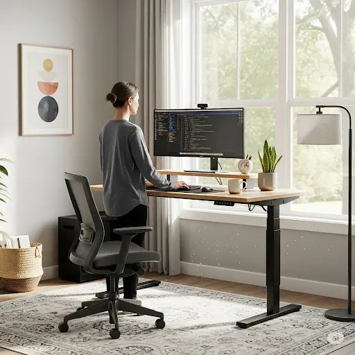 Level Up Your Creative Flow: Why a Standing Desk is a Game-Changer for Graphic Designers - Vvenace