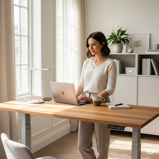 Why Remote Marketers Should Rethink Their Workspace with a Standing Desk - Vvenace