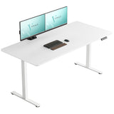 Load image into Gallery viewer, VVENACE  Electric Standing Desk Height Adjustable Desk 4 Memory Height Ergonomic Sit Stand up Desk for Home Office,   One-Piece Desktop (2 Packages)D1、D2、D2pro