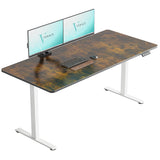 Load image into Gallery viewer, VVENACE  Electric Standing Desk Height Adjustable Desk 4 Memory Height Ergonomic Sit Stand up Desk for Home Office,   One-Piece Desktop (2 Packages)D1、D2、D2pro