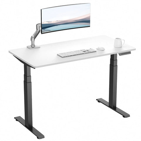 VVENACE  Electric Standing Desk Height Adjustable Desk 4 Memory Height Ergonomic Sit Stand up Desk for Home Office,   One-Piece Desktop (2 Packages)D1、D2、D2pro - Vvenace