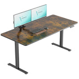 Load image into Gallery viewer, VVENACE  Electric Standing Desk Height Adjustable Desk 4 Memory Height Ergonomic Sit Stand up Desk for Home Office,   One-Piece Desktop (2 Packages)D1、D2、D2pro