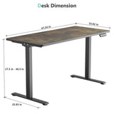 Load image into Gallery viewer, VVENACE  Electric Standing Desk Height Adjustable Desk 4 Memory Height Ergonomic Sit Stand up Desk for Home Office,   One-Piece Desktop (2 Packages)D1、D2、D2pro