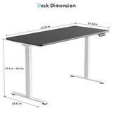 Load image into Gallery viewer, VVENACE  Electric Standing Desk Height Adjustable Desk 4 Memory Height Ergonomic Sit Stand up Desk for Home Office,   One-Piece Desktop (2 Packages)D1、D2、D2pro