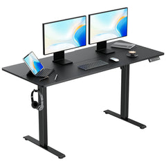 Electric Standing Desk Adjustable Height Desk Ergonomic Sit Stand up Desk for Home Office Plus