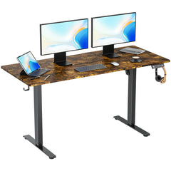 Electric Standing Desk Adjustable Height Desk Ergonomic Sit Stand up Desk for Home Office Plus