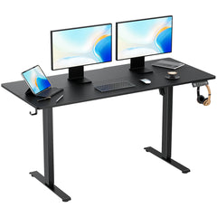Electric Standing Desk Adjustable Height Desk Ergonomic Sit Stand up Desk for Home Office Plus