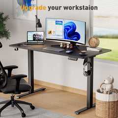 Electric Standing Desk Adjustable Height Desk Ergonomic Sit Stand up Desk for Home Office Plus