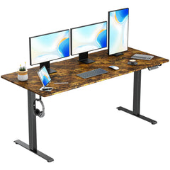 Electric Standing Desk Adjustable Height Desk Ergonomic Sit Stand up Desk for Home Office MAX