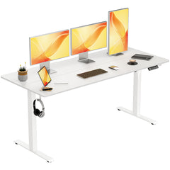 Electric Standing Desk Adjustable Height Desk Ergonomic Sit Stand up Desk for Home Office MAX