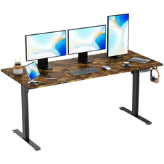 Electric Standing Desk Adjustable Height Desk Ergonomic Sit Stand up Desk for Home Office MAX