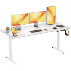 Electric Standing Desk Adjustable Height Desk Ergonomic Sit Stand up Desk for Home Office MAX