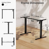 Load image into Gallery viewer, Electric Standing Desk Frame