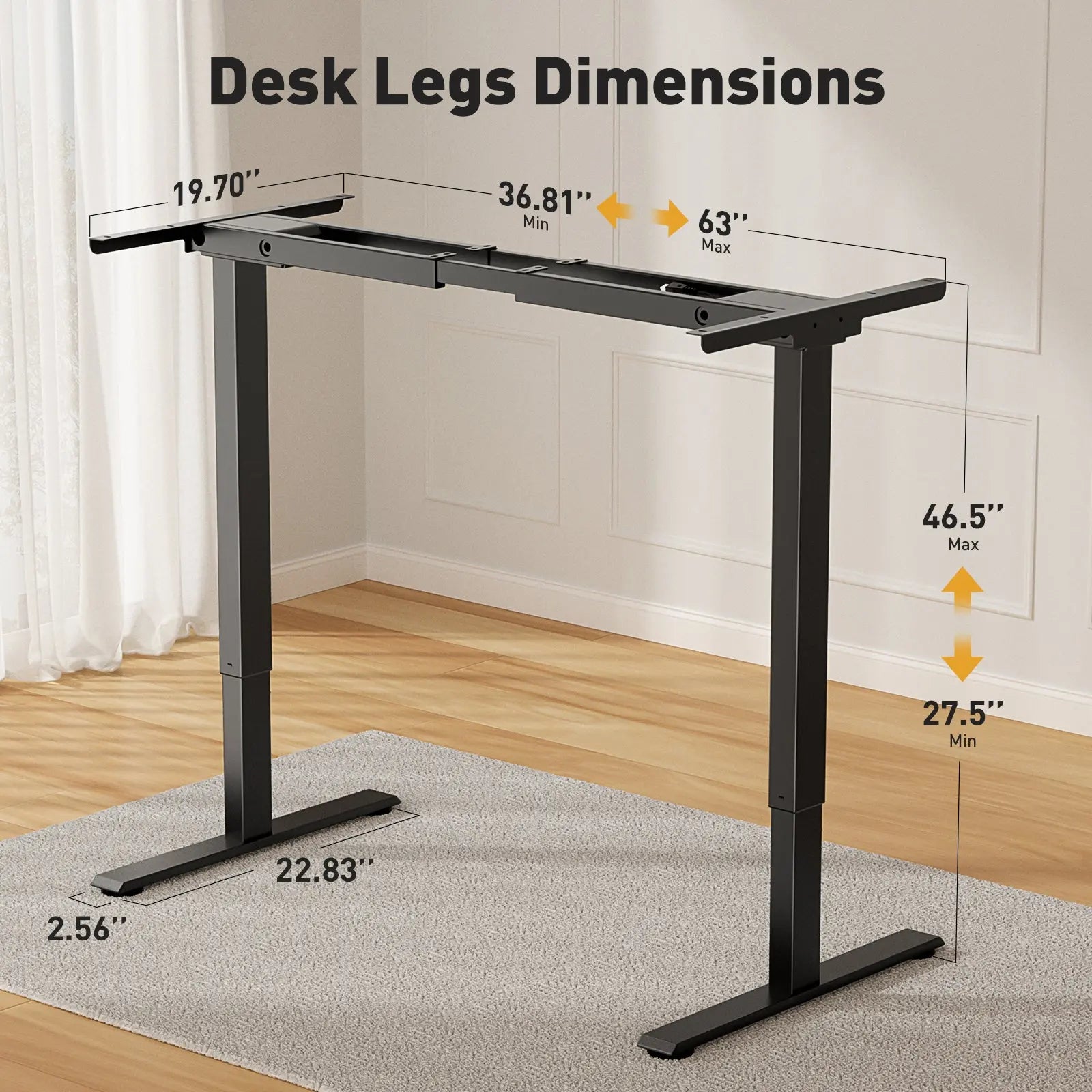 Electric Standing Desk Frame A2 - Vvenace