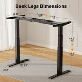 Load image into Gallery viewer, Premium Electric Standing Desk A3 Pro, 59&#39;&#39;x30&#39;&#39;