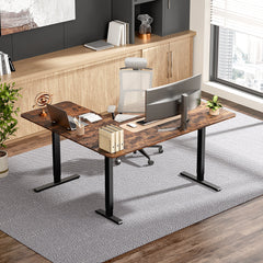 L Shaped Electric Standing Desk with 3-Leg V1L, 63'' Vvenace Vvenace L Shaped Electric Standing Desk with 3-Leg V1L, 63''
